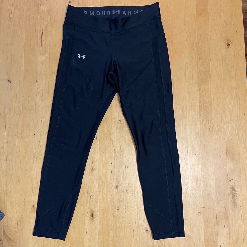 Under Armour Women’s Ankle Compression Leggings Black Sz Medium